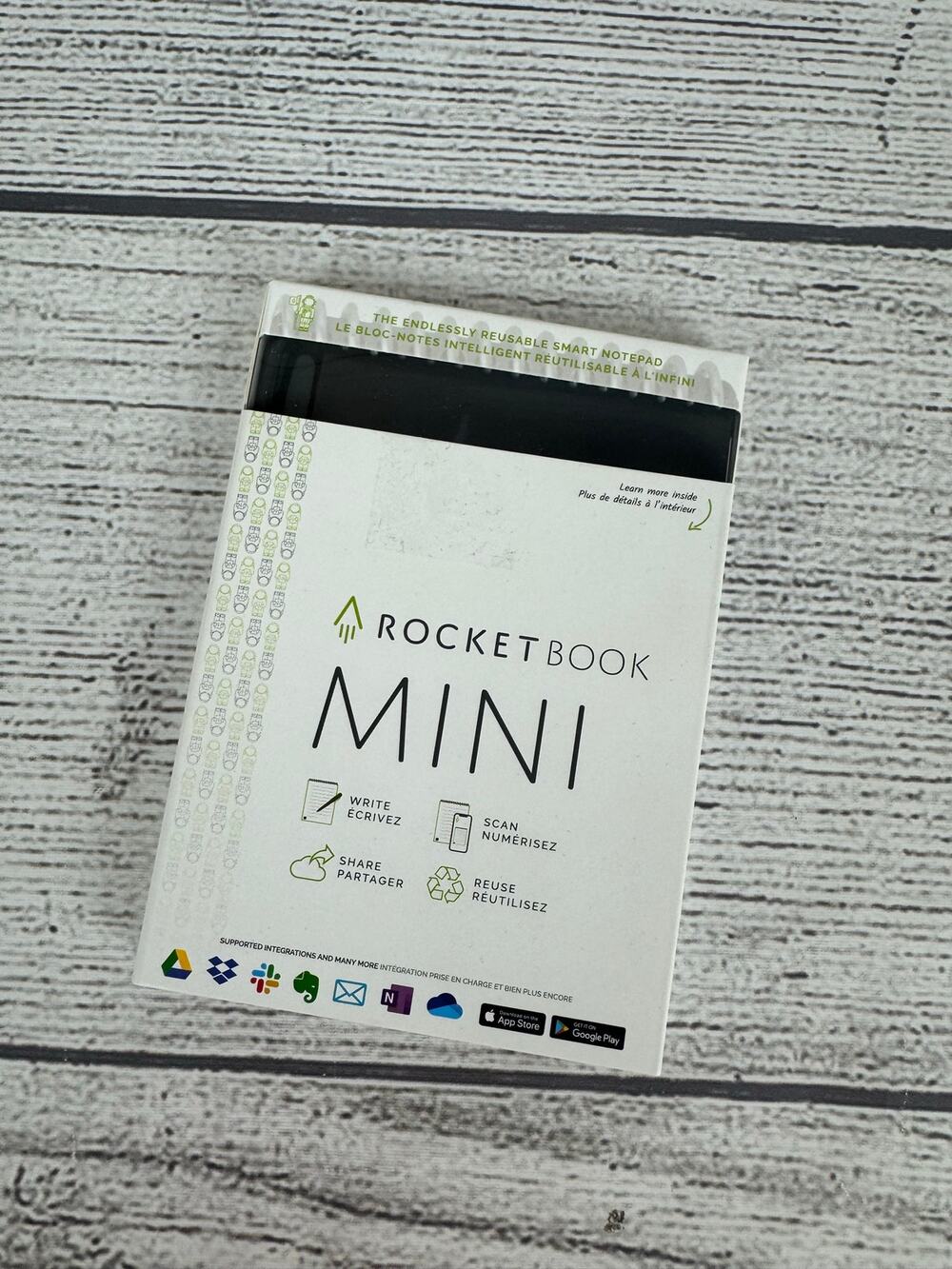 Rocket Book Mini Grid Dot Reusable Smart Notebook